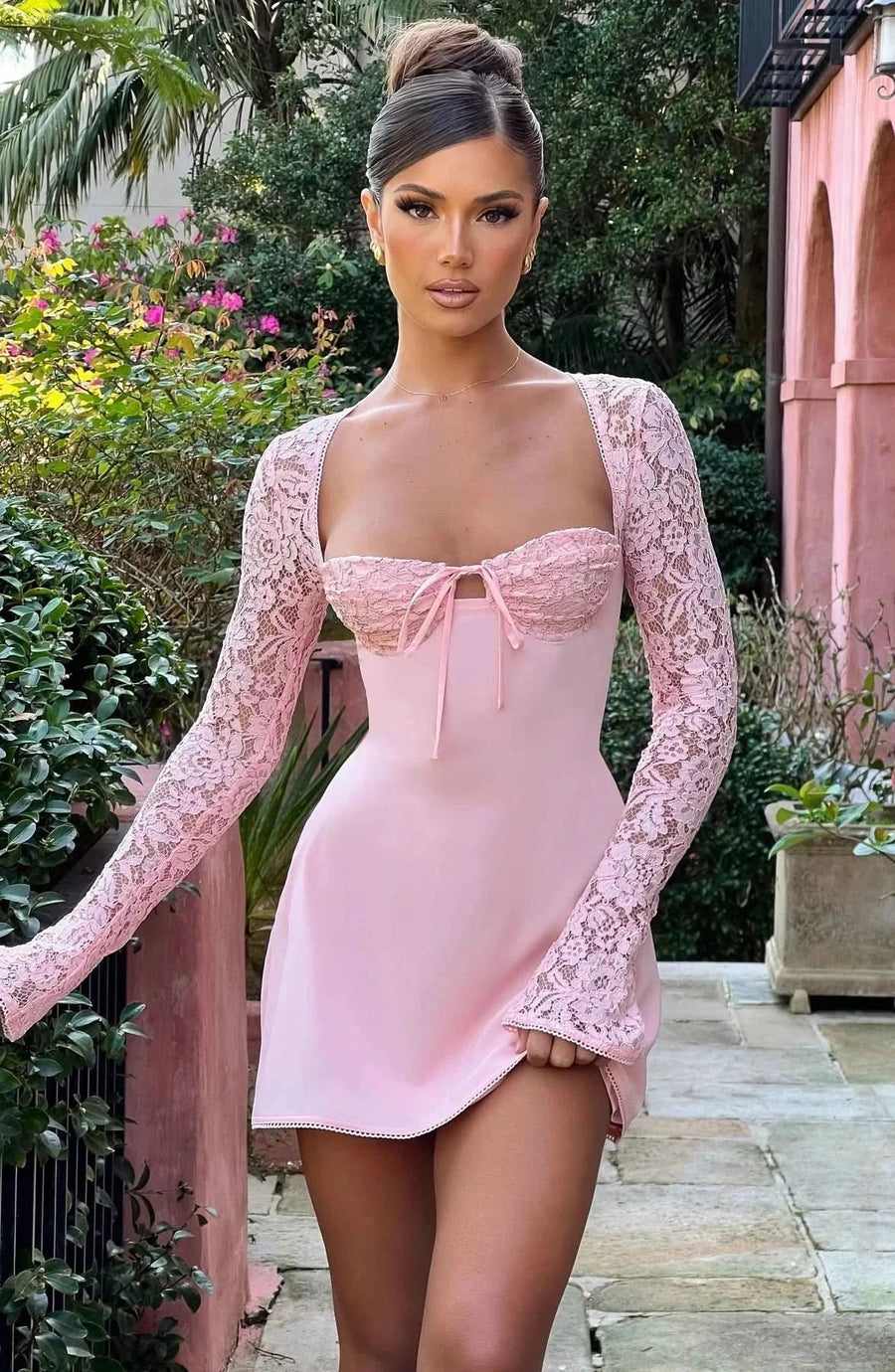 Denise | Lace Mini Dress
