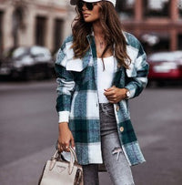 Denise Shirt with Chest Pocket and Pockets in Blue