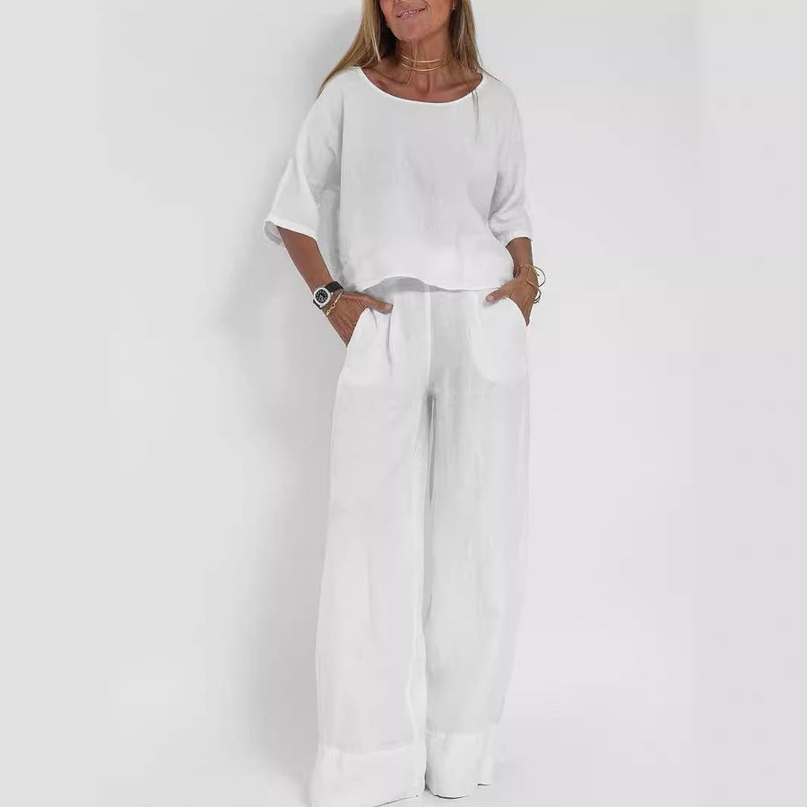 Diana Casual Linen Top