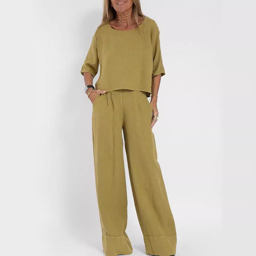 Diana Casual Linen Top