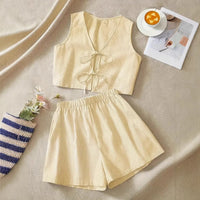 Diana Set with Lace-Up