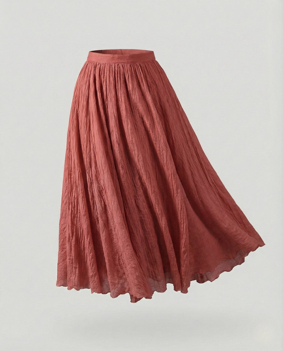 Diana Skirt in Rostrot