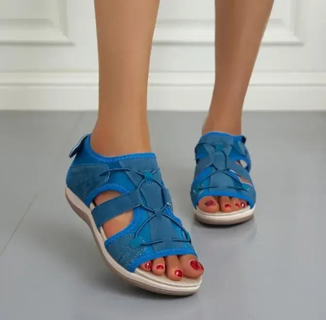 Diederik Orthopaedic Sandals in Navy