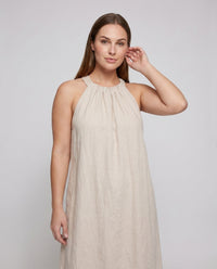 Dinah Airy Linen Summer Dress