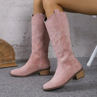 Dinah Boots in Pink