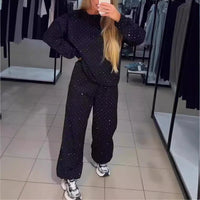 Dinah Casual Suit in Black
