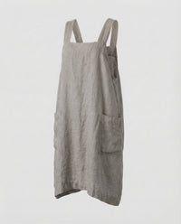 Dinah Linen Dress in Grey