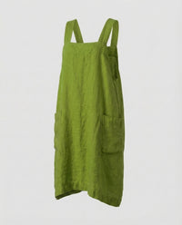 Dinah Linen Dress in Mintgrün