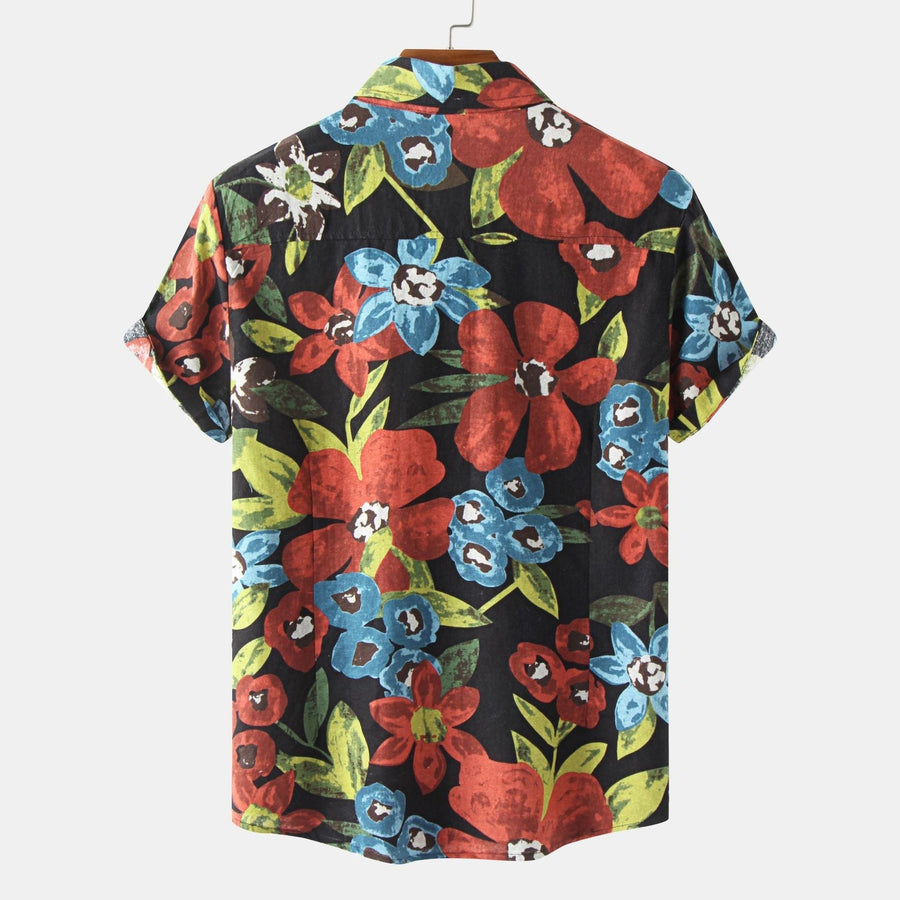 Dinah Shirt with Short Sleeve in Black