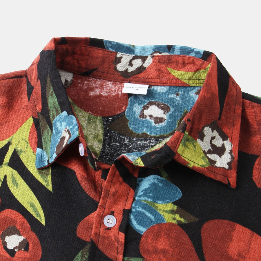 Dinah Shirt with Short Sleeve in Black