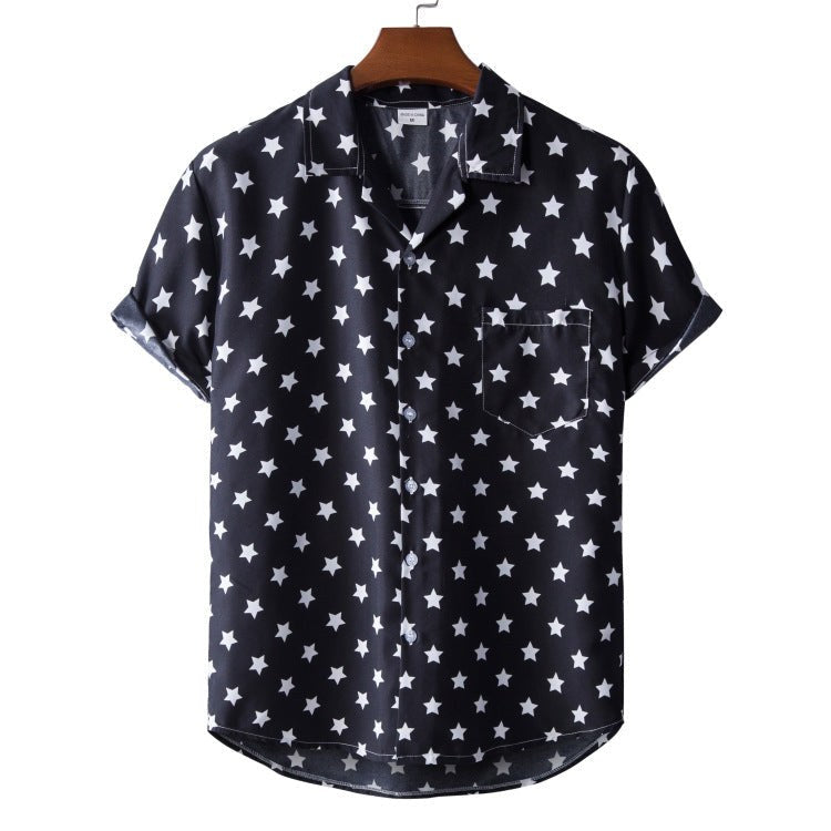 Dinah Shirt with Short Sleeve in Green