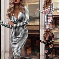Dinah Wrap Dress with Floral Print
