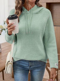 Dita Knit Hoodie in Green