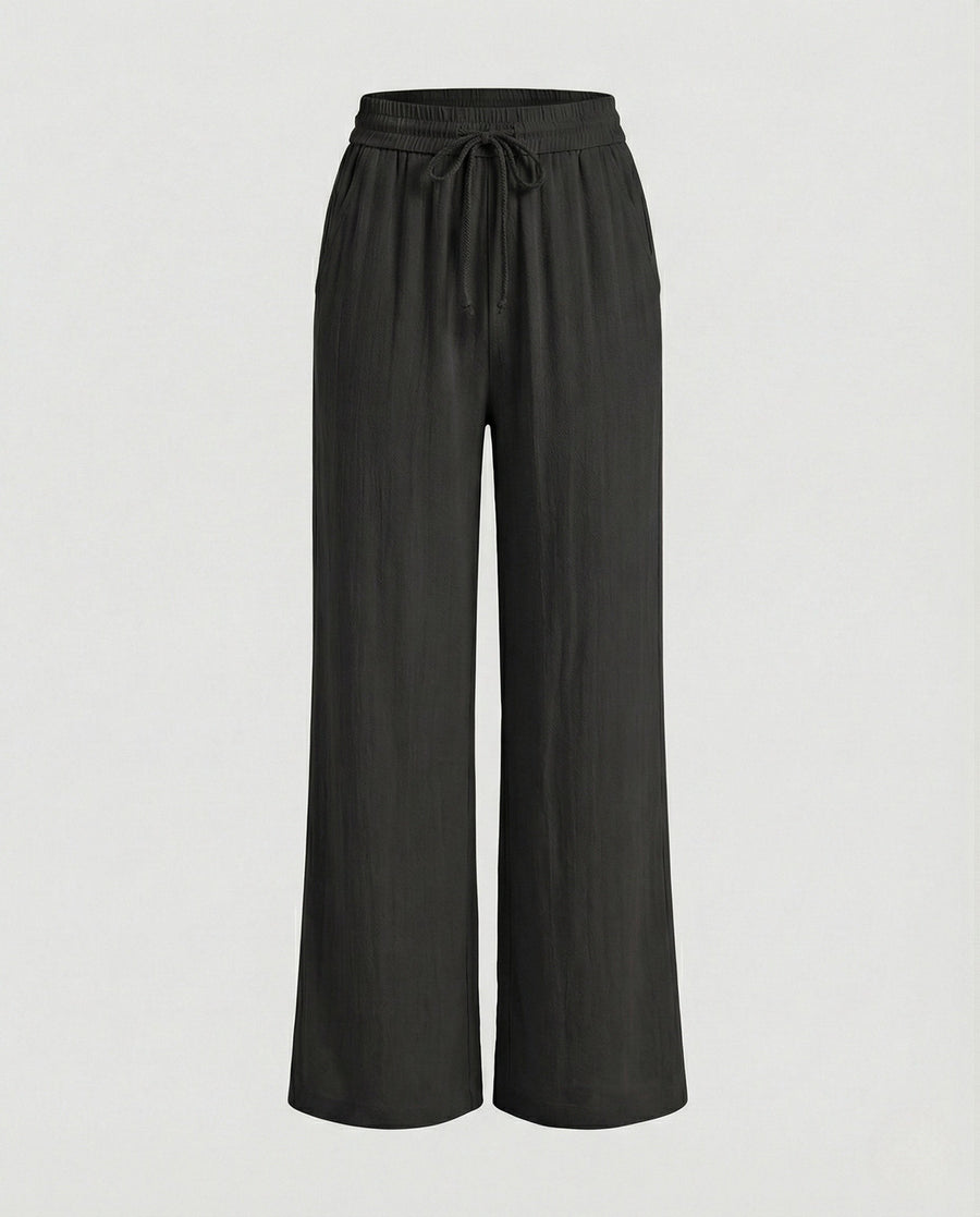 Dita Linen Dress in Black