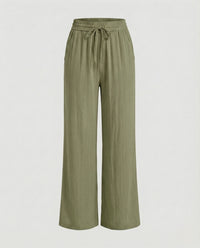 Dita Linen Dress in Olive