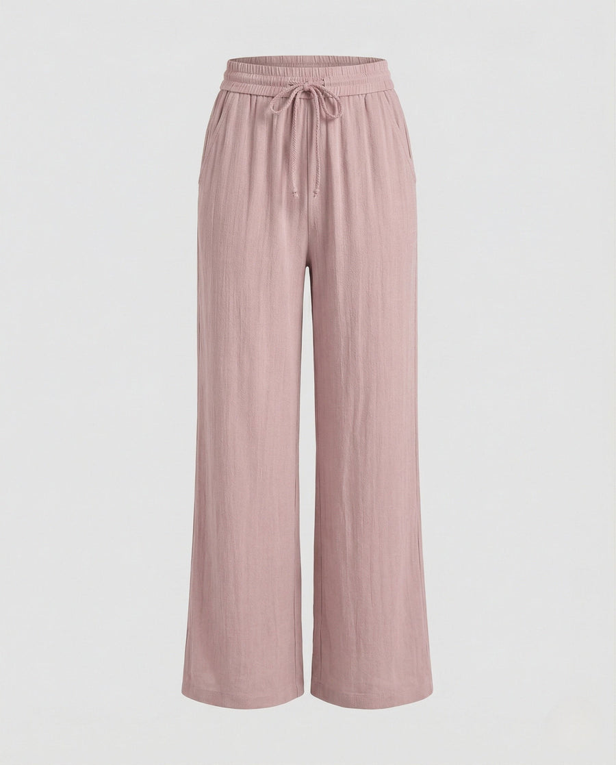 Dita Linen Dress in Pink