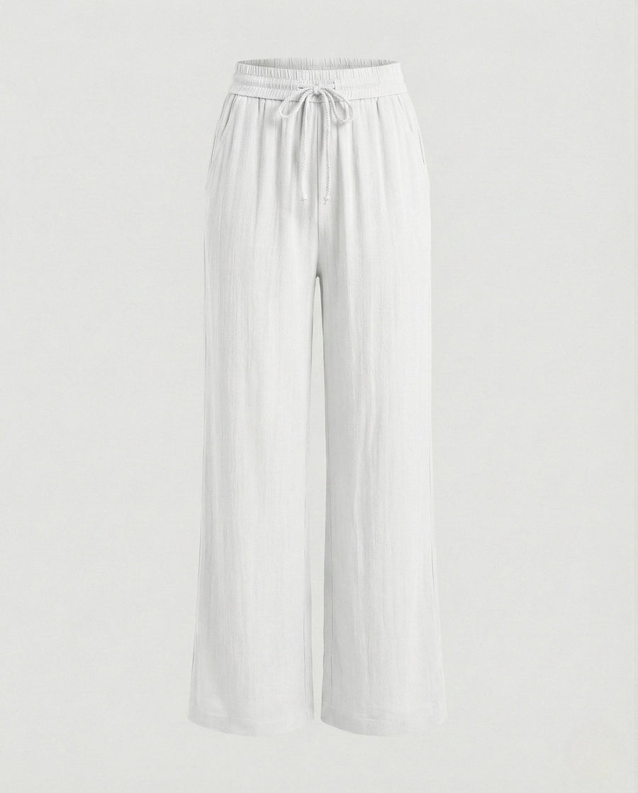 Dita Linen Dress in White