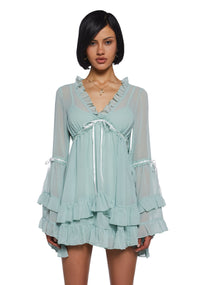 Divinity Velvet Mini Dress