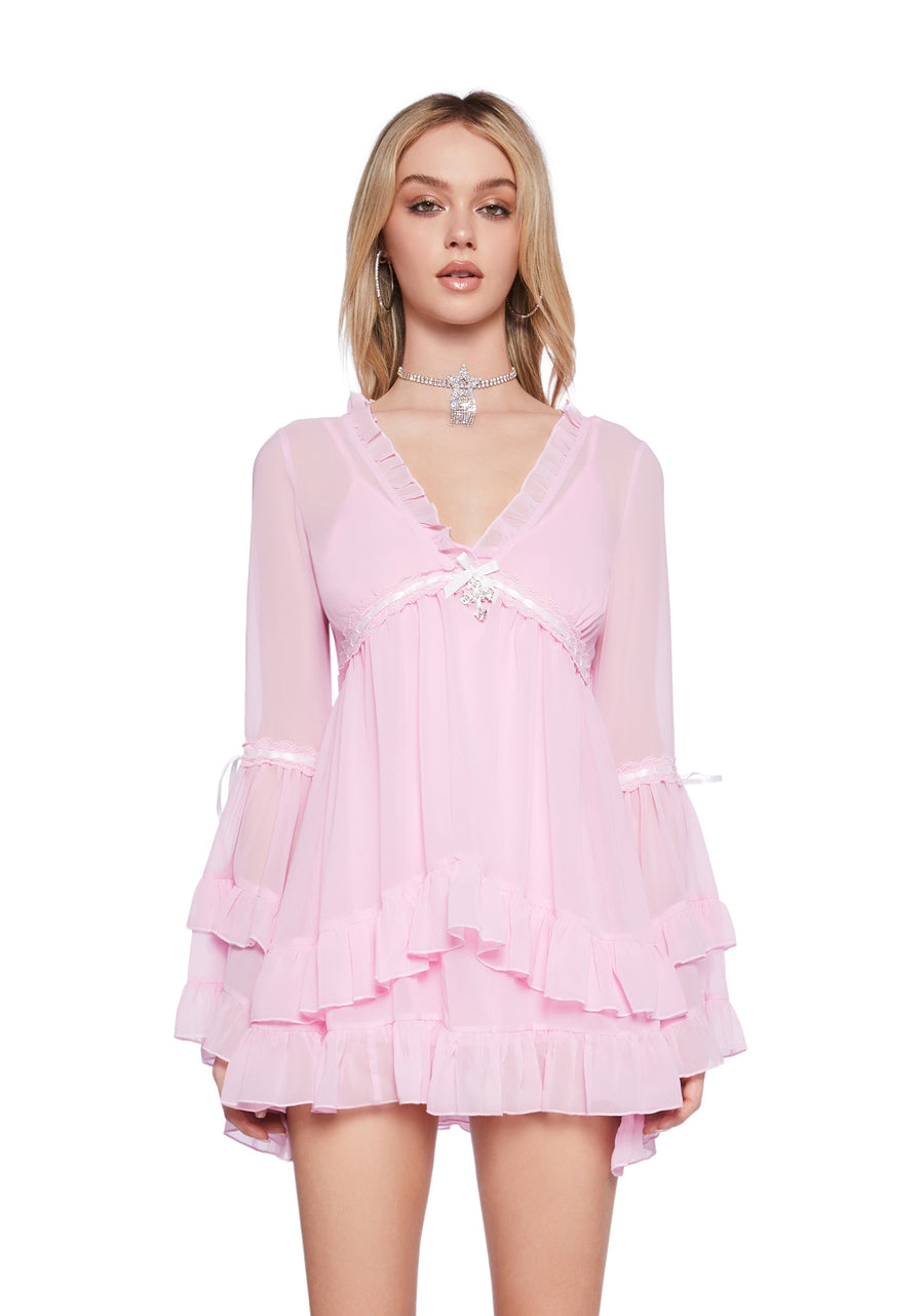 Divinity Velvet Mini Dress