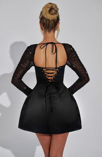 Jenna Mini Dress – Black