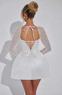 Jenna Mini Dress – Ivory
