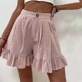 Donna™ Breezy Ruffle Hem Shorts