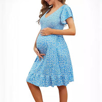 Donna™ Spring Maternity Dress in Yellow