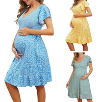 Donna™ Spring Maternity Dress in Yellow