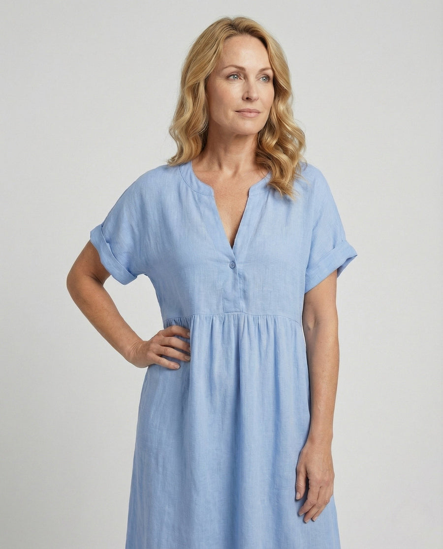Dora Blouse with Short Sleeve