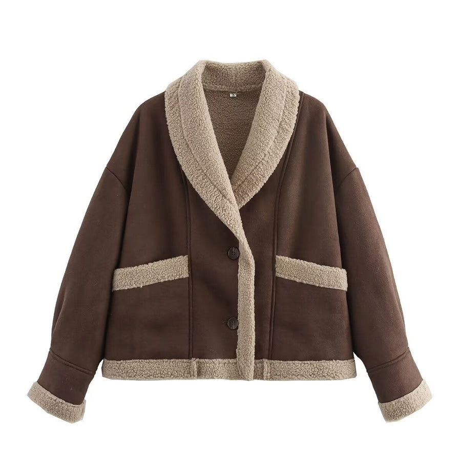 Dora Casual Jacket in Brown