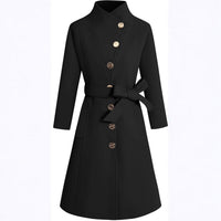 Dora Elegant Coat with Belted