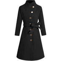 Dora Elegant Coat with Belted