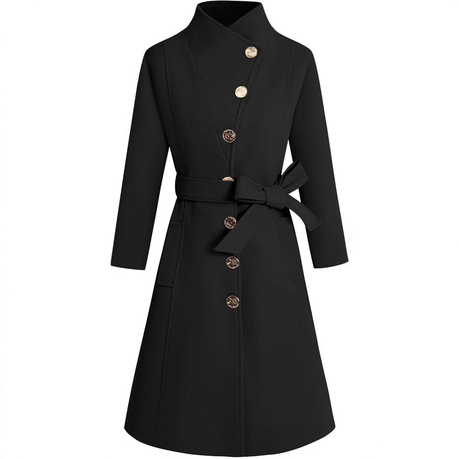 Dora Elegant Coat with Belted