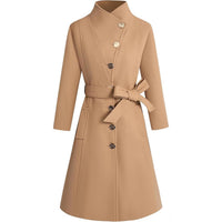 Dora Elegant Coat with Belted