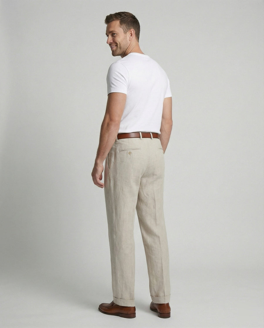 Dorian Elegant Linen Trousers