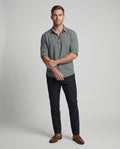 Dorian Lightweight Linen Shirt with Button Front