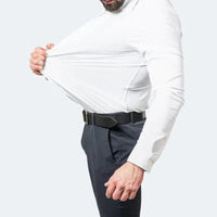 Dorian Shirt with Pleated in White