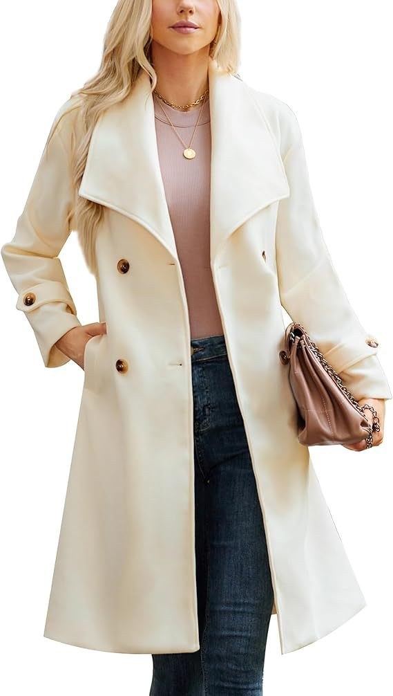 Dorothea Elegant Coat in White