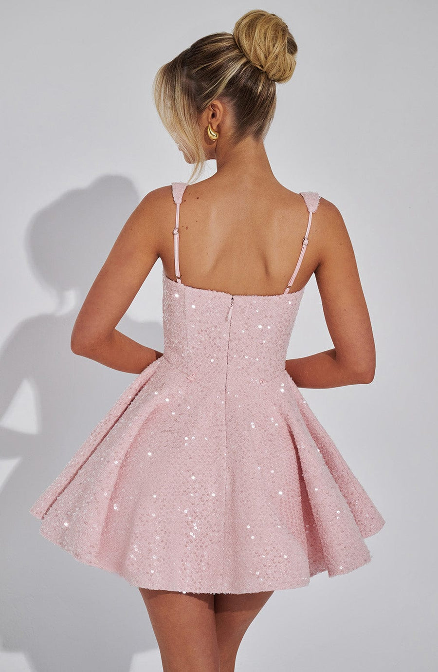 Carla Mini Dress – Blush