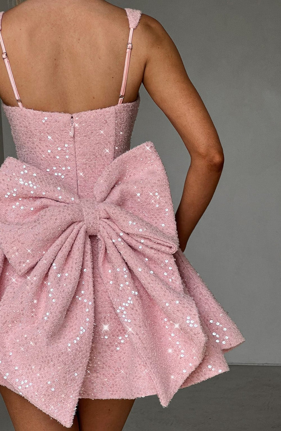 Carla Mini Dress – Blush
