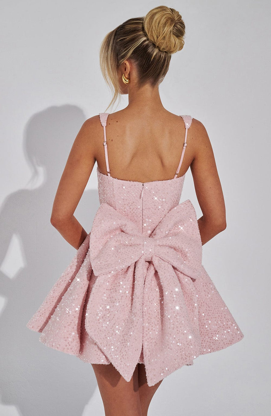 Carla Mini Dress – Blush