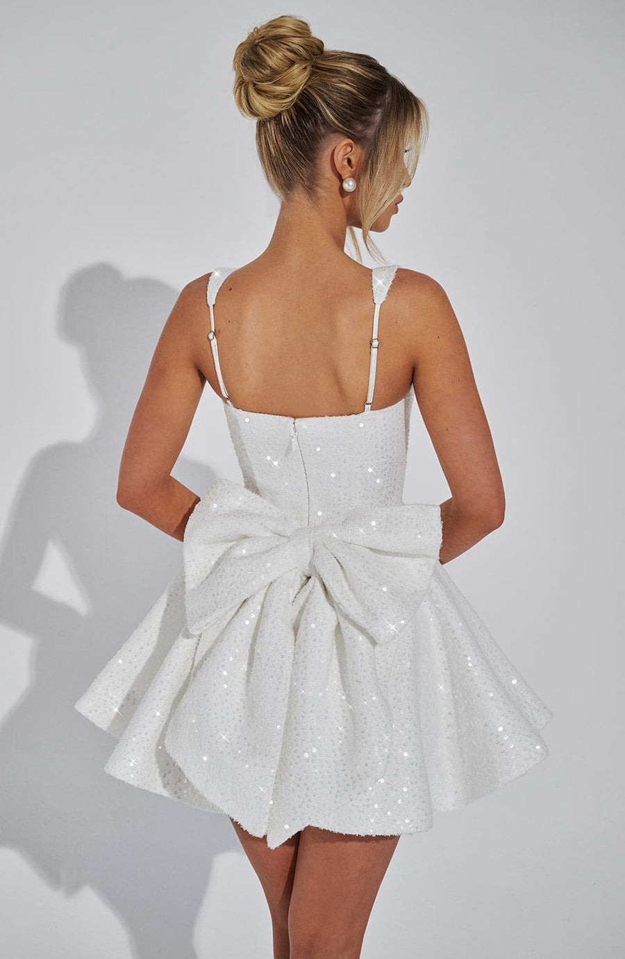 Carla Mini Dress – Ivory