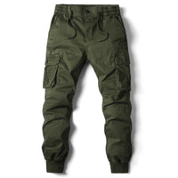 Niel | Men's Multi Pocket Ribbed Cuff Cargo Joggers
