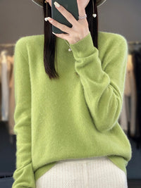 Anna | Women's Classic Long Sleeve Knit Sweater