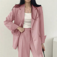 Monika | Women's Long Sleeve Classic Fit Casual Blazer Set
