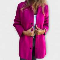 Sandra | Women's Casual Button Front Hooded Jacket
