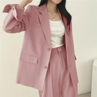 Monika | Women's Long Sleeve Classic Fit Casual Blazer Set