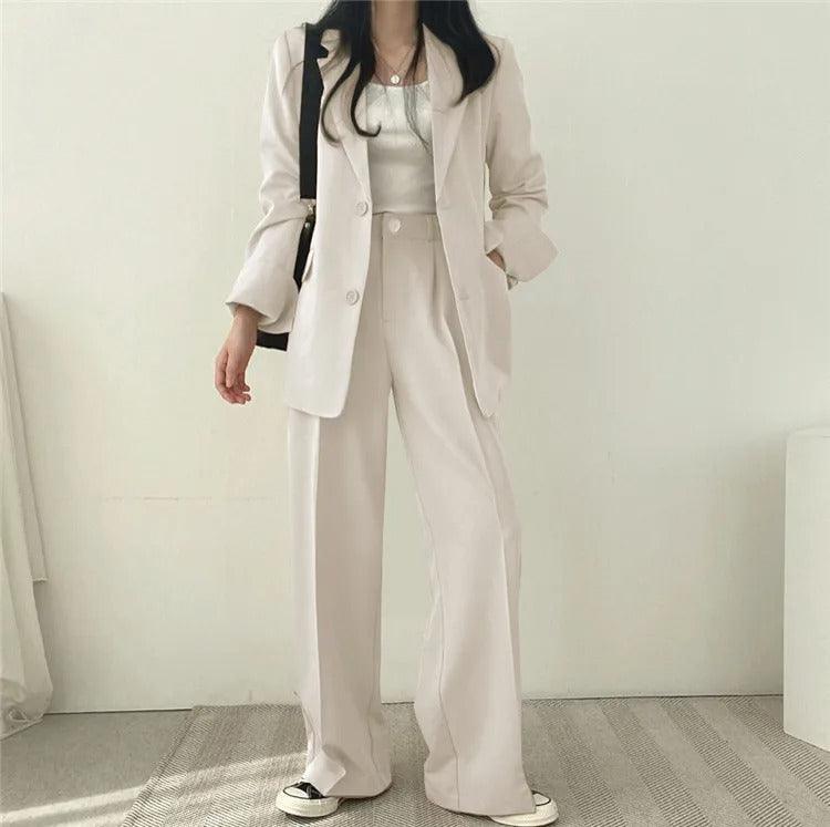 Monika | Women's Long Sleeve Classic Fit Casual Blazer Set