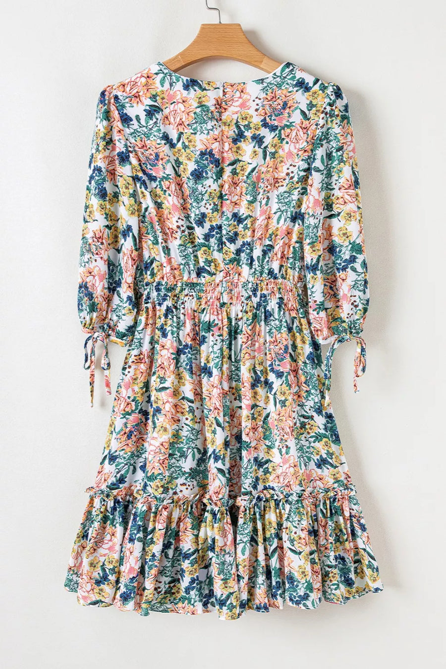 Ruffle Hem Mini Dress