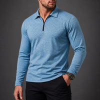 Easton Quarter-Zip in Carolina Blue